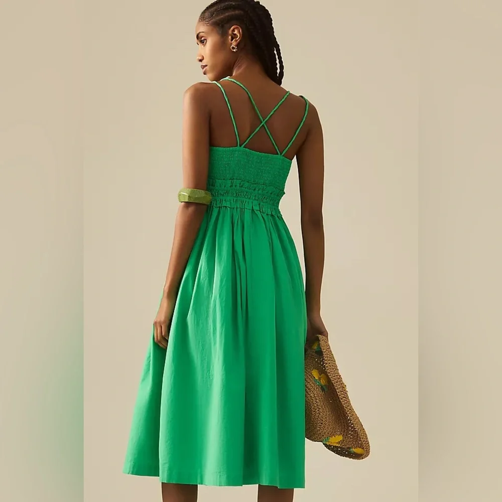 Anthropologie Corset Midi Dress - Picture 3 of 13